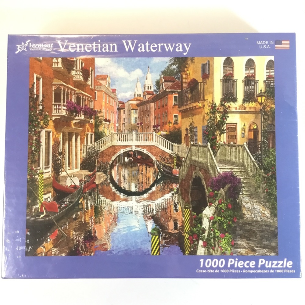 Venetian Waterway Jigsaw Puzzle 1000 Pcs Italy